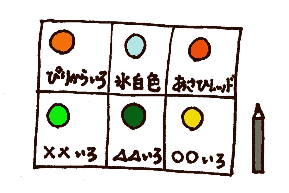 オリジナル いろの